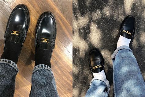 celine loafers.